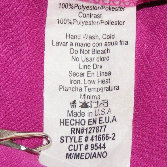 LULU'S Dress, M, Berry/Fuschia, Cold Shoulder, 3/4 sleeves, Mini/Short, V-neck - Picture 13 of 13